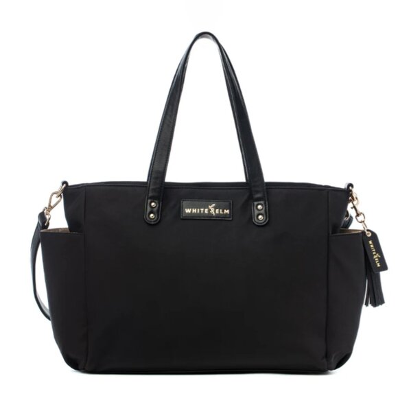White Elm Brand New With Tags Aquila Tote Bag - Black Nylon - Picture 1 of 10